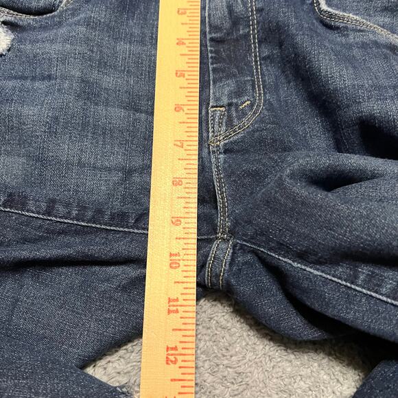 Mother Jeans Womens 24 High Waisted Looker Ankle Fray Denim Close to the Edge - Picture 11 of 13